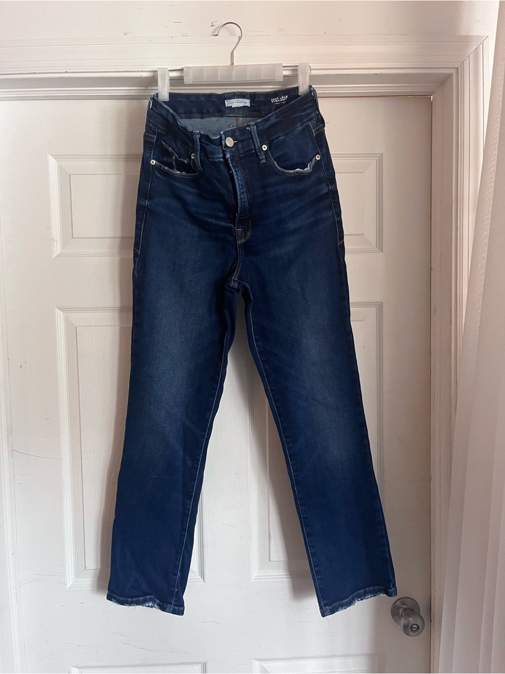 Classic High-Rise Dark Blue Women's Jeans